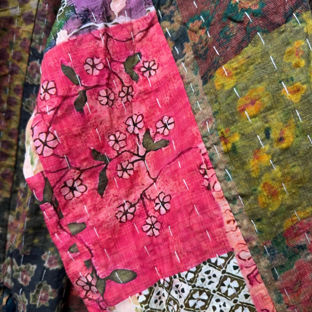 New Pol Multicolor Patchwork Utility Jacket - image 4